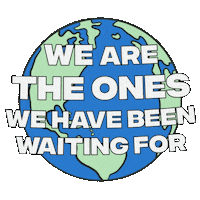 besomeone_world earth planet change we Sticker