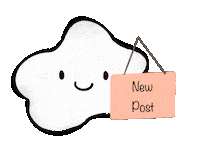 New Post Doodle Sticker