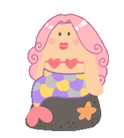Mermaid Kiss Sticker