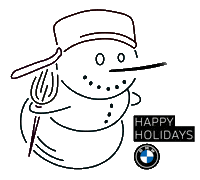 Christmas Snow Sticker by BMW