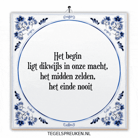 Moment Begin GIF by Tegelspreuken.nl