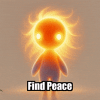 Peace Stillness GIF by Bloomscroll