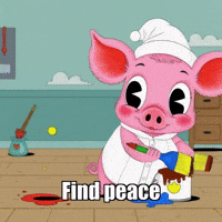 Peace Wisdom GIF by The Pigasso