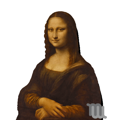 Mona Lisa Art Sticker by EXPERIENCE CREATORS • PR • PROMOCIÓN CULTURAL