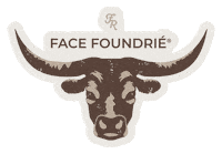 Cow Bull Sticker by facefoundrie