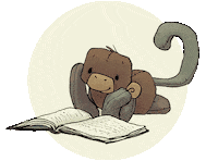 Monkey Bucher Sticker by arsedition