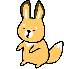 Sorry Fox Sticker by ChuChu X BoBo