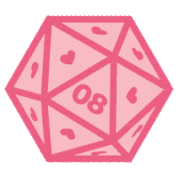 Dice D8 Sticker