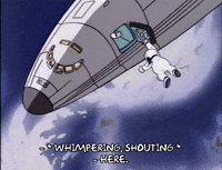 homer simpson space GIF