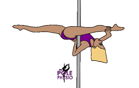 Polefitness Polestrong Sticker by The Pole Physio