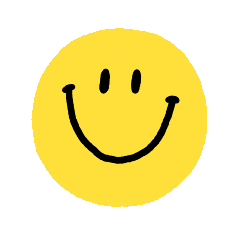 Happy Smiley Face Sticker by Blair Roberts