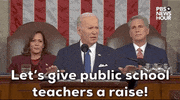Joe Biden Education GIF by PBS News