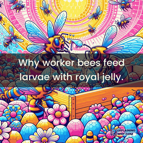 Royal Jelly Bees GIF by ExplainingWhy.com
