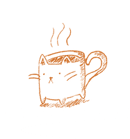 cat coffee GIF by hoppip