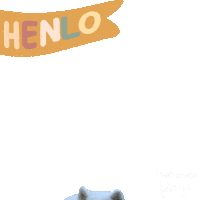 Dog Hello Sticker