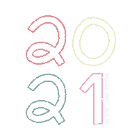 New Year Doodle Sticker