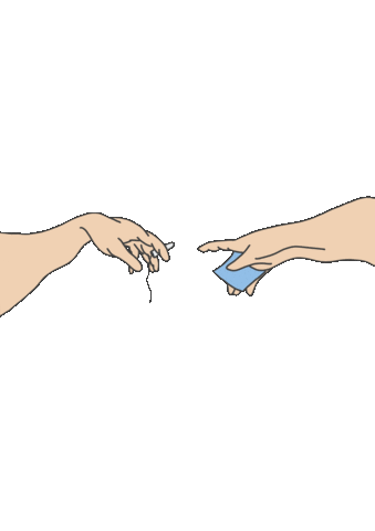 two_bare_hands giphyupload Sticker