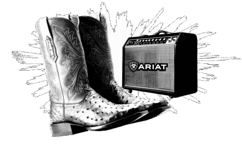 Country Music Amp Sticker by Ariat