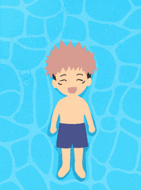 Summer Time Swimming GIF