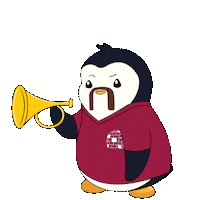 Band Yelling Sticker by Pudgy Penguins