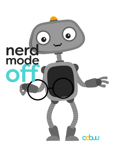 cabuu giphyupload robot nerd learn GIF
