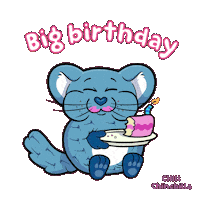 Happy Birthday Eating Sticker by VeeFriends