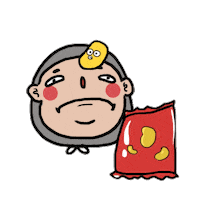 Leayunji_ food eat big potato Sticker