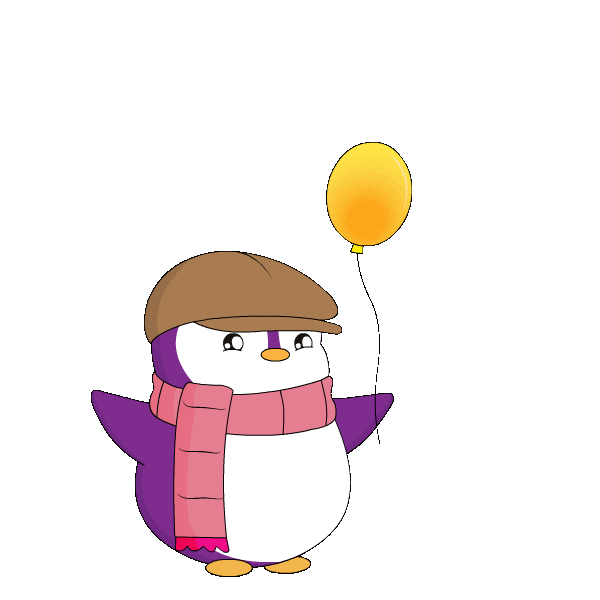 Hungry Penguin Sticker by Pudgy Penguins