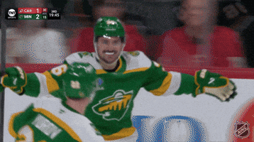 Happy Minnesota Wild GIF by NHL