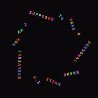 Typography Evolving GIF by jewlybeads