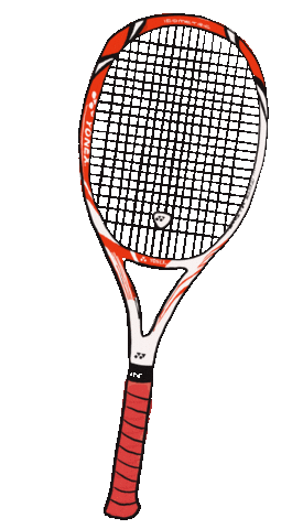Tennis Racket Sticker
