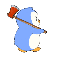 War Fight Sticker by Pudgy Penguins