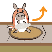 Rabbit うさぎ Sticker