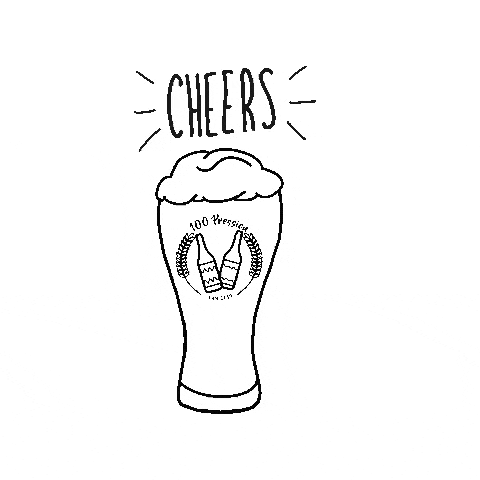 100Pression giphygifmaker beer cheers 100 GIF