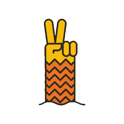 KAIJUBeer beer peace fingers kaiju Sticker