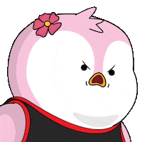 Angry I Hate You Sticker by Pudgy Penguins
