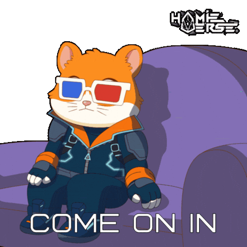 Come Here Lets Go Sticker by Hamieverse