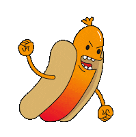 Angry Fun Sticker by Asuka