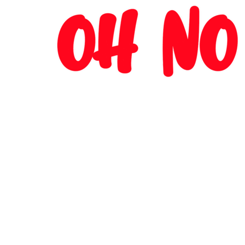 Oh No Sticker