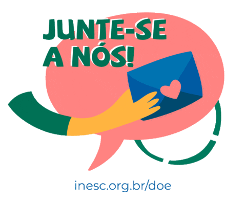 Nos Doe Sticker by Inesc - Instituto de estudos socioeconômicos