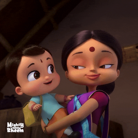 Celebration Mom GIF by Chhota Bheem