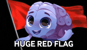 Warning Watch Out GIF by Raena AI