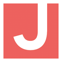 The J Sticker by Evelyn Rubenstein Jewish Community Center