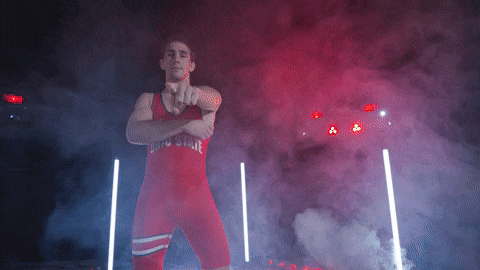Ohio State Wrestling GIF by Ohio State Athletics