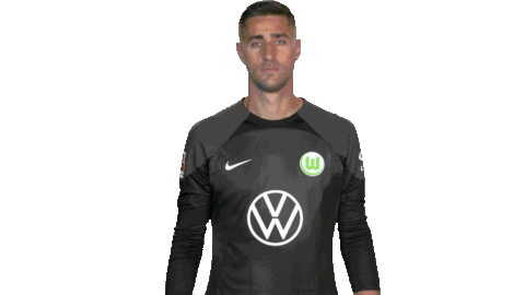 Happy Koen Casteels Sticker by VfL Wolfsburg