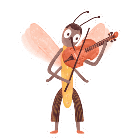 Musician Tick Sticker by pomelody