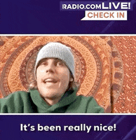 Check In Justin Bieber GIF by Audacy