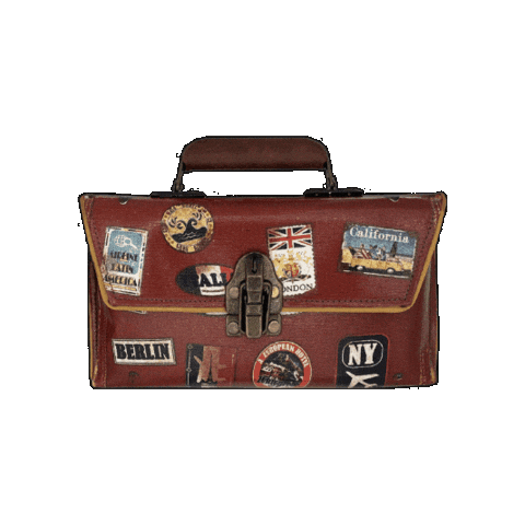 kentstetson travel vacation clutch suitcase Sticker
