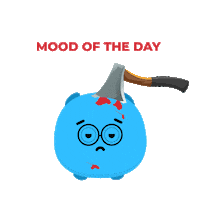 Halloween Monday Mood Sticker by Bookly