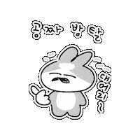 수염토끼 Sticker